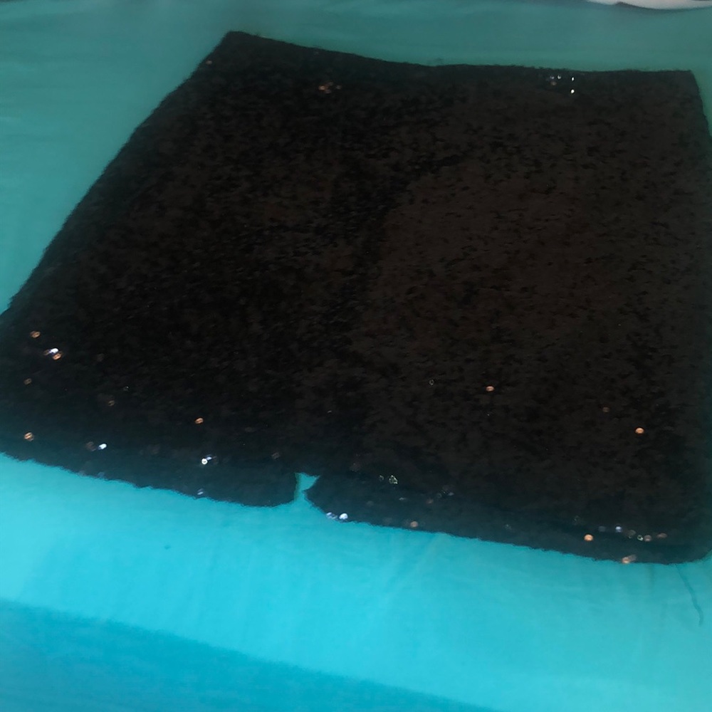 Sequin mini skirt